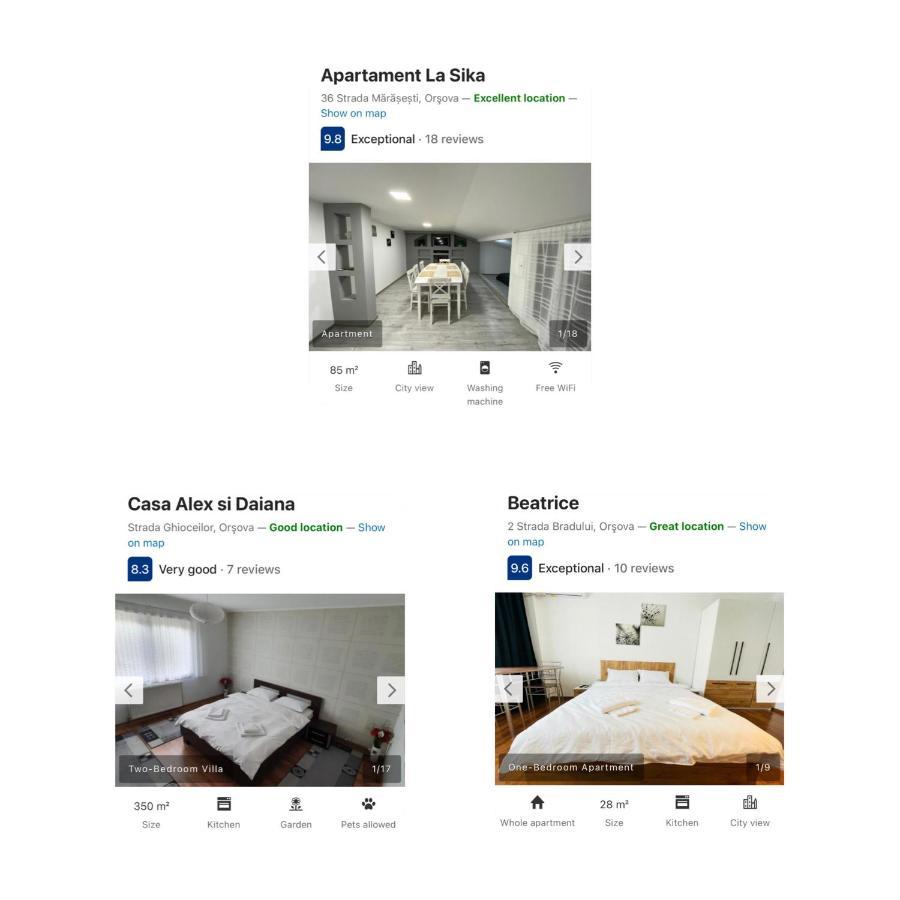 Apartament La Sika Orşova Dış mekan fotoğraf